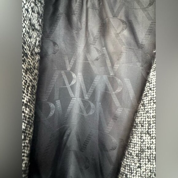 Marina Rinaldi Grey Wool & Alpaca Tweed Coat – Size 16 - Picture 3 of 16